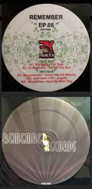 Vinilo Remember EP.08 FRENΕTIK RR014MX
