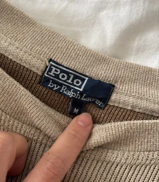 Polo Ralph Lauren Sudadera Beige Vintage