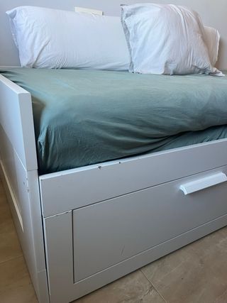 Cama nido Ikea blanca