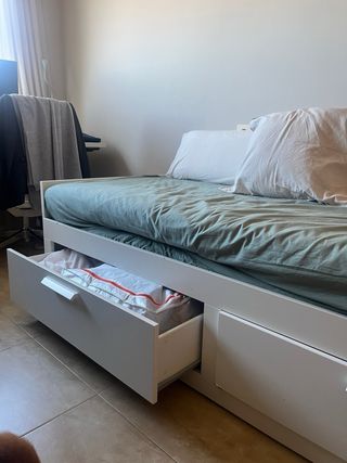 Cama nido Ikea blanca