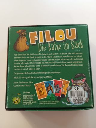 Filou: El Gato en el Saco Juego de Mesa