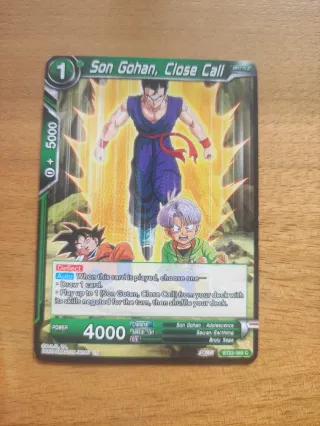 Carta Dragon Ball Son Gohan, Close Call