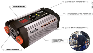 Soldador inverter Cevik Evolution portátil