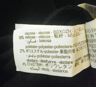 Abito donna elasticizzato Zara nero