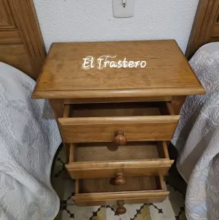 DOS CAMAS Y MESILLA PROVENZAL