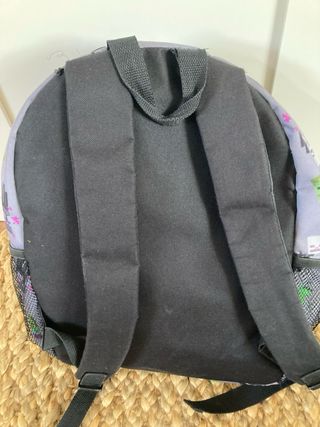 Mochila Minecraft Gris