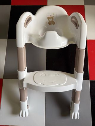 Asiento reductor WC infantil con escalón