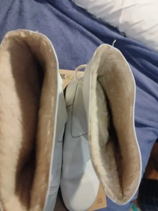 Botas de piel con borreguillo