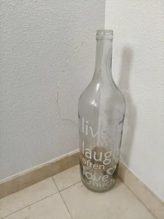 Botella Decorativa Live Laugh Love