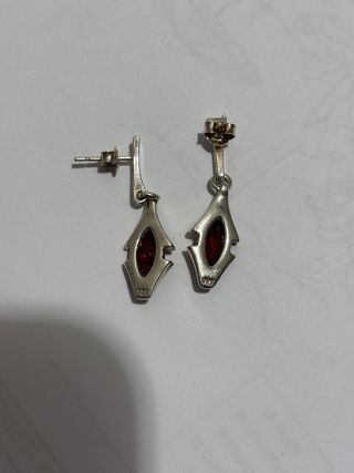Pendientes Ámbar Báltico y Plata 925