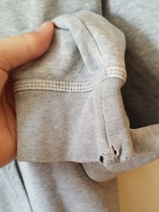 Sudadera Nike Gris Capucha Talla M