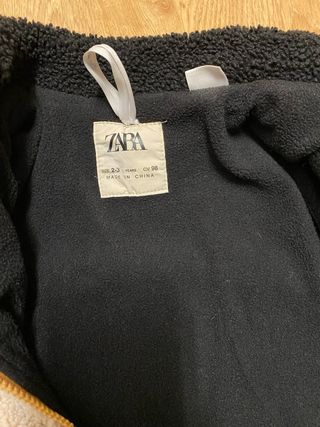 Chaqueta borrego Zara niño