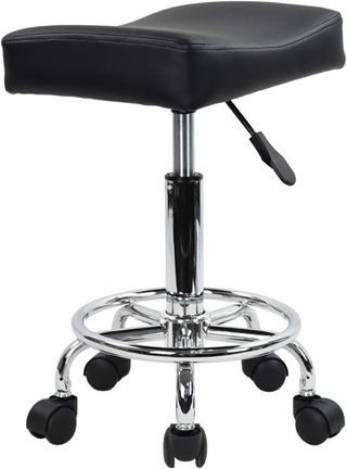 Taburete KKTONER Cuero con Ruedas