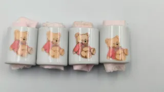 Mini Vajilla Porcelana Ositos muñecas