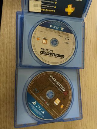 Lote Juegos PS4 Uncharted 1, 2, 3 y 4