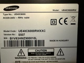 TV Samsung UE40C6000 + Fire TV