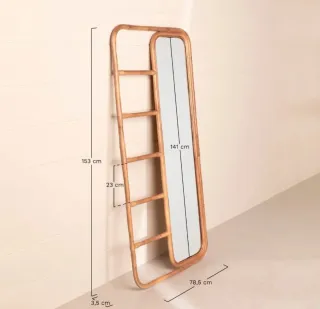 Espejo bambú