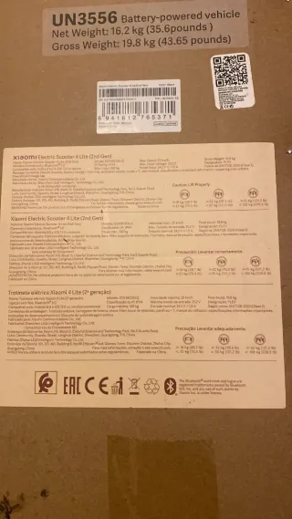 Patinete Eléctrico Xiaomi 4 Lite (2ª Gen)