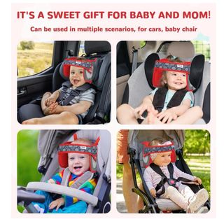 Sujetacabezas niño para coche.