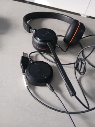 Auriculares Jabra PC Negro Naranja