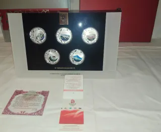 Estuche Monedas de Plata Olimpiada BEIJING 2008