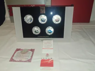 Estuche Monedas de Plata Olimpiada BEIJING 2008