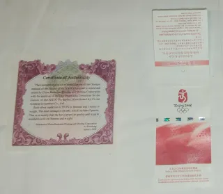 Estuche Monedas de Plata Olimpiada BEIJING 2008