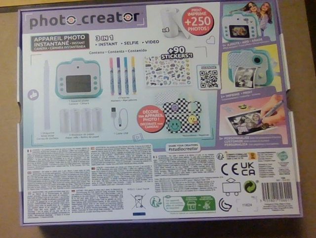 Cámara Instantánea PhotoCreator Canal Toys