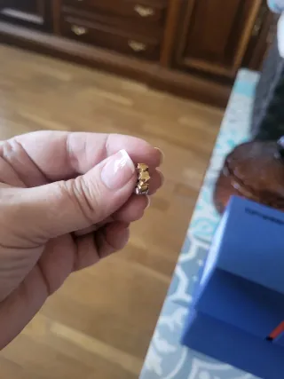 Pendientes oro y brillantes