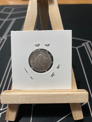 Francia 50 Céntimos 1919 Plata