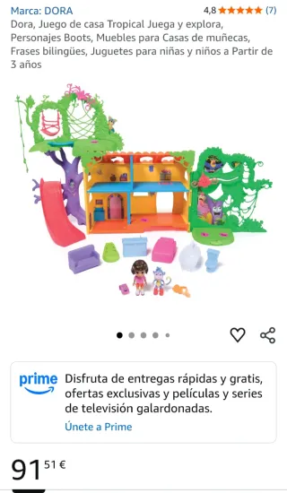 Playset Dora La Exploradora Casita Selvatica