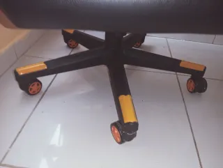 Silla Gamer Stinger Gaming Negra/Naranja