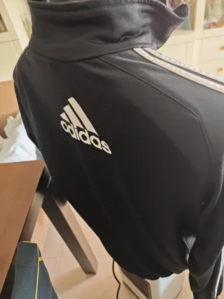 Chaqueta Chándal Adidas Negra y Roja