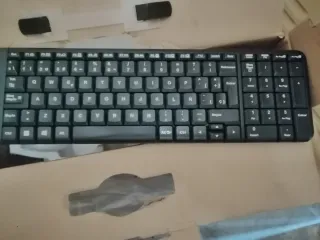 Teclado Inalámbrico Negro