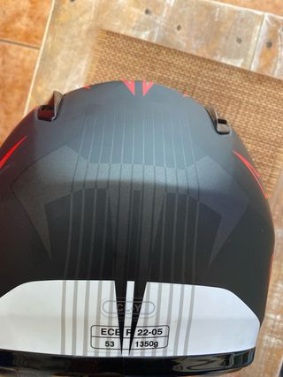 Casco Moto Infantil HJC Negro Rojo