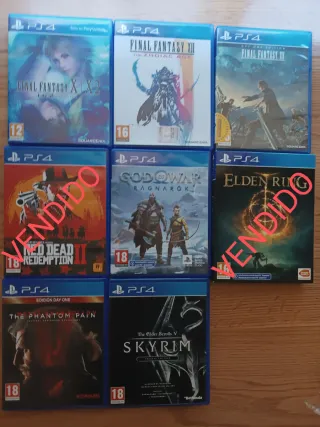 Lote 6 Juegos PS4