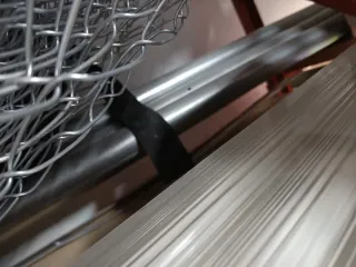 Valla de torsión simple metálica