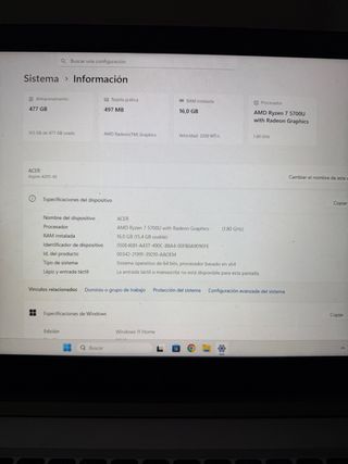 Acer Aspire A515-45 15,6” Full HD