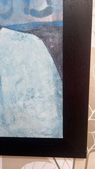 Cuadro mujer con flores