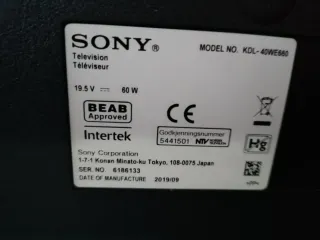 Televisión  Sony LED 4K Smart TV 40 pulgadas