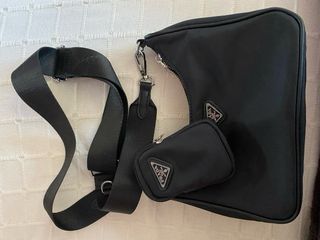 Bolso Prada Negro Nylon con Neceser