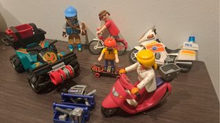 Conjunto Playmobil: Vehículos y Figuras