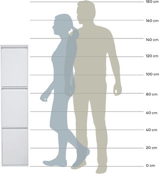Arregui Basic CR304-B Cubo de Basura y Reciclaje d