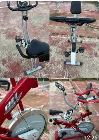 Bicicleta BH Fitness y estática Sport Plus gris.