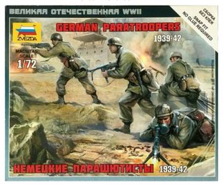 Maqueta Zvezda 6136 Paracaidistas Alemanes 1:72