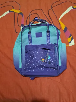 Mochila degradado azul y morado
