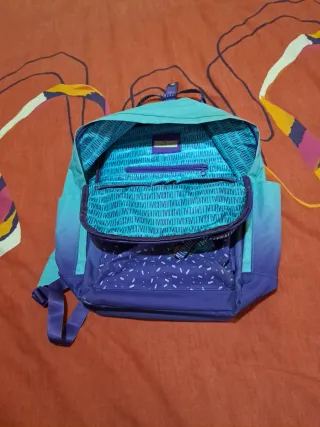 Mochila degradado azul y morado