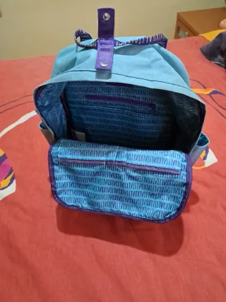 Mochila degradado azul y morado