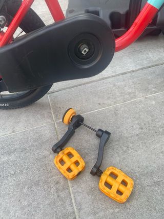 Bicicleta evolutiva Btwin con pedales