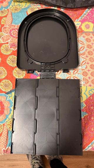 WC Plegable Portátil Negro